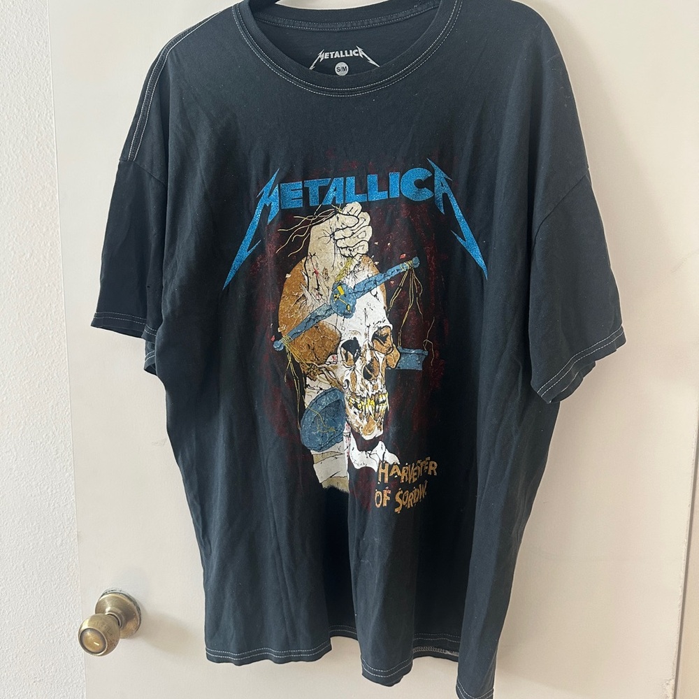 Metallica Distressed Vintage Band Tshirt Tee